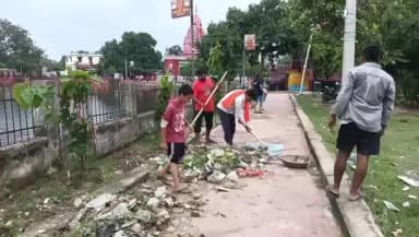 दरभंगा: दरभंगा के विश्व हिंदू परिषद बजरंग दल के द्वारा सेवा सप्ताह का किया गया शुभारंभ, कार्यकर्ताओं में दिखा उत्साह का माहौल