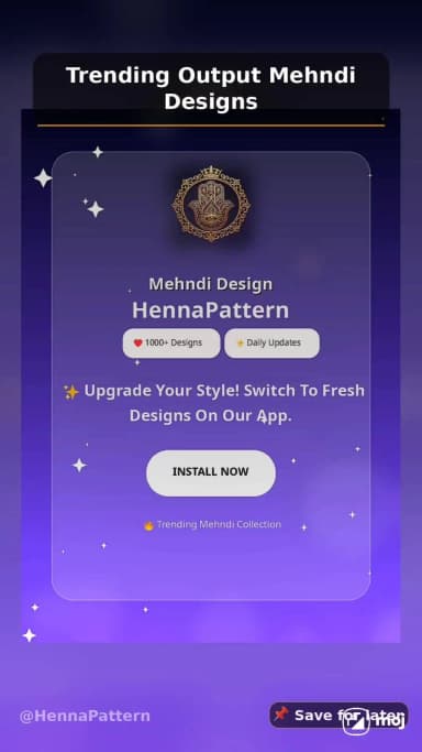 Beautiful Mehndi Inspiration
Graceful mehndi inspiration ✨
Find fresh mehndi ideas 💕