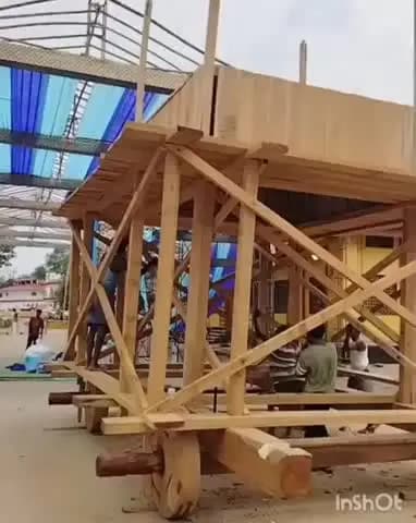 जगदलपुर: सिरहासार चौक में बस्तर गोंचा पर्व के नए रथ का आकार लेने लगा है, सभी तैयारी अंतिम चरण में