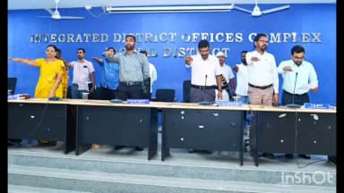 జగిత్యాల: జగిత్యాల జిల్లా కలెక్టరేట్ లో కలెక్టర్ సత్యప్రసాద్ ఆధ్వర్యంలో జల్ ప్రతిజ్ఞ కార్యక్రమం