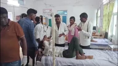 भांडेर: चंद्रोल गाँव के पास दो बाइकों की आमने-सामने भिड़ंत, 2 लोग घायल; राहगीरों ने अस्पताल पहुंचाया, जिला अस्पताल रेफर
