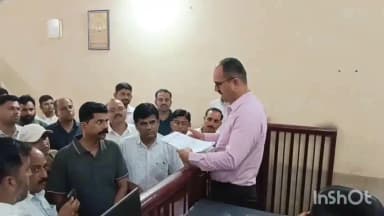 जैसलमेर: शिक्षा संबल आदेश वापिस लेने की मांग को लेकर निजी विद्यालय संचालकों ने SDM को सौंपा ज्ञापन
