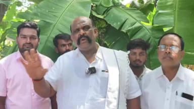 ಮಧುಗಿರಿ: 'ರಿಯಲ್ ಎಸ್ಟೇಟ್ ಆರೋಪಕ್ಕೆ ದಾಖಲೆ ತೋರಿಸಿ': ನಗರದಲ್ಲಿ ಮಾಜಿ ಶಾಸಕರ ಪರ ಎಂ.ಆರ್. ಜಗನ್ನಾಥ್ ತಿರುಗೇಟು