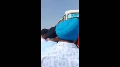 मुलाना: अंबाला शहर के अग्रसेन चौक के पास बस और कार में हुई टक्कर