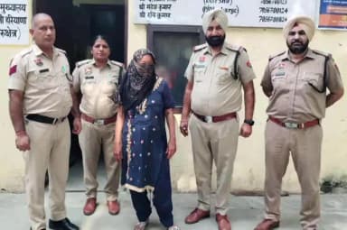 थानेसर: कुरुक्षेत्र पुलिस ने 185 ग्राम गांजे के साथ एक महिला को गिरफ्तार किया
