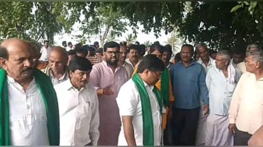 ಮಳವಳ್ಳಿ: ಬೆಳೆಗಳಿಗೆ ನೀರು ಬಿಡದಿದ್ದರೆ ಕೆ ಆರ್ ಎಸ್ ಗೆ ಮುತ್ತಿಗೆ, ಚಿಕ್ಕಮುಲಗೂಡಿನಲ್ಲಿ ವಿಪಕ್ಷ ನಾಯಕ ಆರ್ ಅಶೋಕ್ ಎಚ್ಚರಿಕೆ