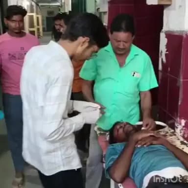 ऊंचाहार: अरखा पाइपलाइन के पास सड़क दुर्घटना में युवक घायल, सीएचसी में भर्ती