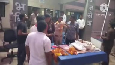 बटियागढ़: मगरोंन थाना प्रभारी को लोगों ने अनोखी विदाई, घोड़े पर बैठाकर कराया भृमण