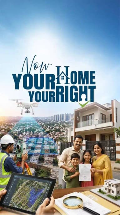 दिल्ली की 1511 अनधिकृत कॉलोनियों में रहने वाले लाखों परिवारों के लिए संपत्ति अधिकार की प्रक्रिया अब होगी अधिक आसान, तेज और पारदर्शी।
✅ आधुनिक Survey एवं Digital Mapping
✅ DRISHTI System से सटीक सत्यापन और भूमि रिकॉर्ड अपडेट
✅ सभी 13 जिलों में PM-UDAY प्रकोष्ठ
✅ Help Desk, RWA Workshops और Single Window Camps के माध्यम से हर कदम पर सहायता।