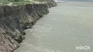 मुंगेर: गंगा का जलस्तर तेजी से बढ़ा, कटाव से ग्रामीण भयभीत, लोगों की परेशानी बढ़ी