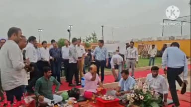 पाली: जिला कलेक्टर डॉ रविंद्र गोस्वामी ने डिस्ट्रिक्ट क्लब पहुंचकर भूमि पूजन के साथ रूफ रेस्टोरेंट का कार्य प्रारंभ किया