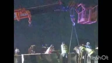बिजनौर: बिजनौर में मेरठ पौड़ी नेशनल मार्ग पर ताहरपुर के पास NHAI की टीम ने पुलिस फोर्स के साथ अवैध कट को बंद किया