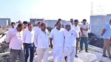 ನವಲಗುಂದ: ನವಲಗುಂದದಲ್ಲಿ ಆಶ್ರಯ ಬಡಾವಣೆಯ ಮನೆಗಳ ಕಾಮಗಾರಿಯನ್ನು ಪರಿಶೀಲಿಸಿದ ಶಾಸಕ ಎನ್. ಎಚ್.ಕೋನರಡ್ಡಿ