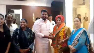 राजगढ़: राजगढ़ में भाजपा कार्यकर्ताओं ने नवनिर्वाचित भाजपा महिला मोर्चा जिला अध्यक्ष नीलम सक्सेना का किया भव्य स्वागत