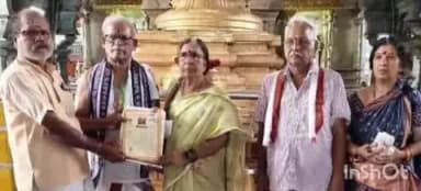 భద్రాచలం: భద్రాచలం సీతారామచంద్ర స్వామి వారి నిత్యాన్నదాన కార్యక్రమానికి రామారావు అనే భక్తుడు రూ 1 11, 111 రూపాయల విరాళం అందజేత