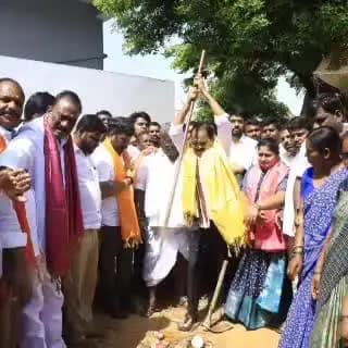 ఇబ్రహీంపట్నం: నందిగామ మండలంలో అభివృద్ధి పనులకు శంకుస్థాపన చేసిన ఎమ్మెల్యే వీర్లపల్లి శంకర్