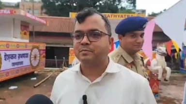 মোহনপুর: আগরতলা শহরের বিভিন্ন রথের উচ্চতা পরিমাপ করলেন জেলাশাসক