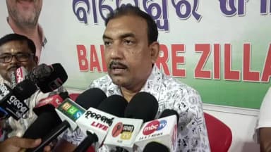 ବାଲେଶ୍ବର ସଦର: ରାମ ମନ୍ଦିର ରେ ଚାନ୍ଦା ଚୋରି ଘଟଣାର ଜିଲ୍ଲା କଂଗ୍ରେସ କାର୍ଯ୍ୟାଳୟ ରେ ସଭାପତି ସତ୍ୟଶିବ ଦାସଙ୍କ ପ୍ରତିକ୍ରିୟା
