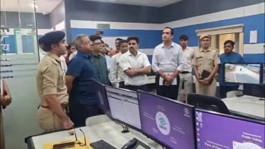 धौलपुर: केन्द्रीय अधिकार प्राप्त समिति ने चम्बल बजरी खनन एवं परिवहन की रोकथाम हेतु निगरानी व्यवस्थाओं का किया निरीक्षण