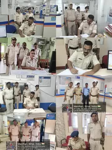 #कटिहार_पुलिस द्वारा बैंकिंग प्रतिष्ठानों /ATM में सुरक्षा-व्यवस्था सुनिश्चित करनें हेतू बैंकों की सुरक्षा जांच की जा रही है I
👉बैंक परिसर के अंदर एवं बाहर संदिग्ध पर निगरानी रखी जा रही है I