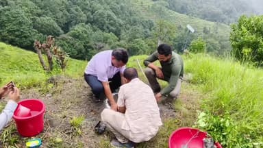 चम्पावत: हरेला पर मुड़ियानी नर्सरी में पौधारोपण किया गया, पर्यावरण संरक्षण का दिया गया संदेश