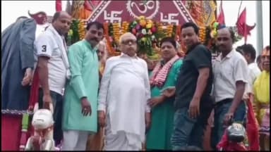 ବଲାଙ୍ଗୀର: ବଲାଙ୍ଗିର ଠାରେ ରଥଯାତ୍ରାରେ ମହାପ୍ରଭୁଙ୍କ ଦର୍ଶନ କଲେ ପୂର୍ବତନ ଆଇନ ମନ୍ତ୍ରୀ ରାଜ୍ୟବାସୀଙ୍କ ମଙ୍ଗଳ କାମନା