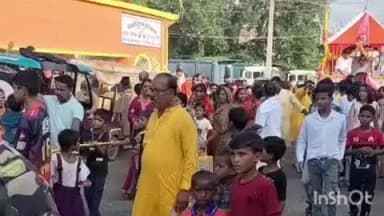 बरहरुवा: बरहरवा में हर्षोल्लास पूर्वक निकली गई भगवान जगन्नाथ महाप्रभु की रथ यात्रा, हजारों श्रद्धालु हुए शामिल