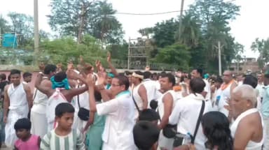 बरहेट: बरहेट में भक्ति और उल्लास के बीच निकली भगवान जगन्नाथ की भव्य रथ यात्रा