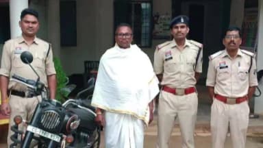 भानुप्रतापपुर: भानुप्रतापपुर में बुलेट से महुआ शराब की तस्करी, 10 लीटर शराब के साथ आरोपी को किया गिरफ्तार