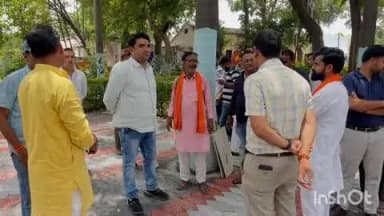 सीहोर नगर: नपाध्यक्ष ने सीहोर के क्रमांक 29 स्थित तिलक पार्क का निरीक्षण किया