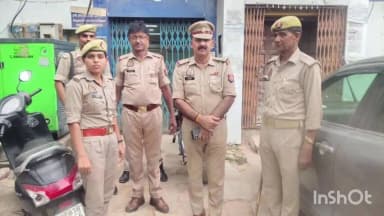 कुरावली: कुरावली थाना अध्यक्ष लाल सिंह भाटी ने पुलिस बल के साथ बैंकों की सुरक्षा का लिया जायजा, संदिग्धों की की गई जांच