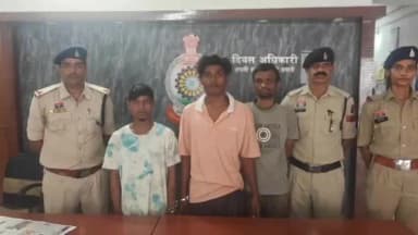 सक्ती: बंद मकान में चोरी का खुलासा, पुलिस ने तीन आरोपियों को किया गिरफ्तार