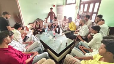 नूह: गांव सालाहेड़ी में युवाओं की बैठक, शाहिद चुने गए युवा लीडर