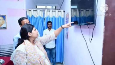 బోధన్: బోధన్ లోని జిల్లా ప్రభుత్వ ఆసుపత్రిని ఆకస్మికంగా తనిఖీ చేసిన కలెక్టర్ ఇలా త్రిపాఠి