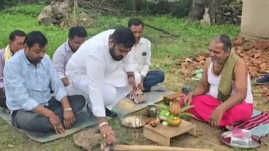 सक्ती: भक्तूडेरा में नाली निर्माण का हुआ भूमि पूजन, जिला पंचायत सभापति आयुष शर्मा ने कहा- स्वच्छता और विकास को मिलेगी गति