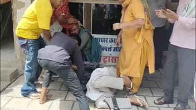 सूरतगढ़: दिनदहाड़े आधार पेमेंट सेंटर में हुई लूट के मामले के 2 नए वीडियो आए सामने, लोगों ने बदमाशों को घेरकर की धुनाई