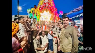 नवागढ़: बेमेतरा पुलिस का सम्मान, जय जगन्नाथ समिति ने एसपी त्रिलोक बंसल सहित टीम की सराहना की शांतिपूर्ण रथ यात्रा पर