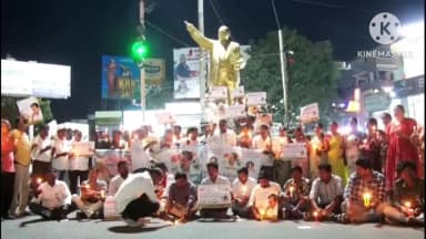 ఖమ్మం అర్బన్: ఖమ్మం లో సోనమ్ వాంగ్ చుక్ మద్దతుగా కొవ్వొత్తుల ర్యాలీ