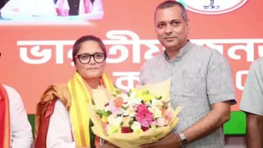 শিলচর: BJP-র কাছাড়জেলাকমিটির তরফ থেকে পশ্চিমবঙ্গ থেকে নবনির্বাচিত রাজ্যসভা সাংসদ সুস্মিতা দেবকে শিলচরে দেওয়া হল সংবর্ধনা