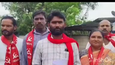 కొత్తగూడెం: పాత కొత్తడం ప్రభుత్వ పాఠశాలను సందర్శించి సమస్యలను పరిశీలించిన సిపిఎం పార్టీ శ్రేణులు