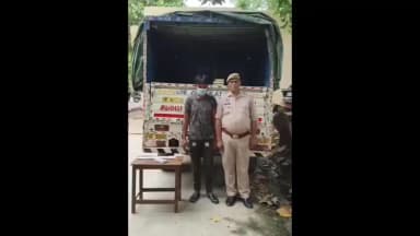 खेकड़ा: भड़ल में भैंस चोरी के मामले में देवबंद, सहारनपुर निवासी आरोपी गिरफ्तार, चोरी की गई भैंस व गाड़ी बरामद