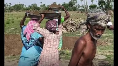 మచిలీపట్నం దక్షిణం: గూడూరులో ఉపాధి కూలీల గగ్గోలు