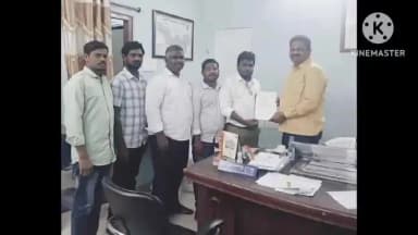మంచిర్యాల: అందుగులపేట పెద్దవాగుపై వంతెన నిర్మించాలనీ ఆర్డీవోకు వినతి