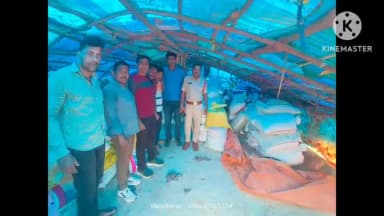 మంచిర్యాల: నస్పూర్ పోలీస్ స్టేషన్ పరిధిలో 30 క్వింటాళ్ల పీడీఎస్ బియ్యం స్వాధీనం