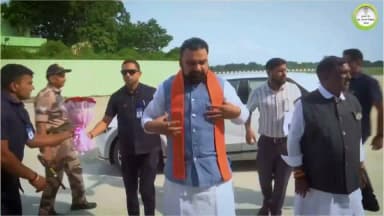 स्टेट हैंगर, पटना में इनॉग्रेशन ऑफ स्टेट हैंगर एण्ड डिस्ट्रीब्यूशन ऑफ सी०पी०एल० एवं हेलीकॉप्टर जॉय राइड और पर्यटन योजनाओं का माननीय मुख्यमंत्री श्री सम्राट चौधरी जी ने किया उद्घाटन।
#CMSamratChoudhary
#CMOBihar
#HelicopterJoyRide
#TourismInitiatives
#tourismbihargov
#katihar @topfans Information & Public Relations Department, Government of Bihar