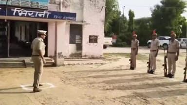 भादरा: नवनियुक्त पुलिस अधीक्षक श्री बी. आदित्य ने गोगामेड़ी भादरा और भिरानी थानों का किया निरीक्षण