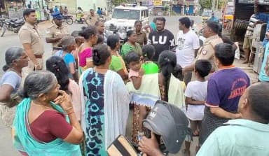 திருவண்ணாமலை: குடிநீர் இல்லாமை, மேட்டுநாசுவம்பாளையம் முதல் வெங்கடசமுத்திரம் வரை பொதுமக்கள் சாலை மறியல்!