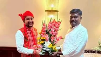 આહવા: દિલ્હી સ્થિત સંસદ ભવન ખાતે નવનિયુક્ત રાજ્યસભા સાંસદ મુકેશ રાઠવા ની શપથવિધિમાં ડાંગના ધારાસભ્ય હાજર