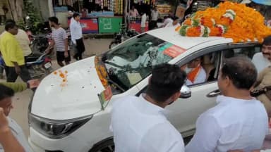 बदलापुर: बदलापुर में विधायक के नेतृत्व में काशी क्षेत्र के क्षेत्रीय अध्यक्ष अशोक चौरसिया का किया गया भव्य स्वागत