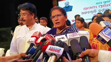 ବାରିପଦା ସଦର: ବାରିପଦାରେ ଅଙ୍ଗନବାଡ଼ି କର୍ମୀଙ୍କ ସହ ଉପମୁଖ୍ୟମନ୍ତ୍ରୀଙ୍କ ଆଲୋଚନା: ସମସ୍ୟାର ଶୀଘ୍ର ସମାଧାନ ନେଇ ଦେଲେ ପ୍ରତିଶ୍ରୁତି